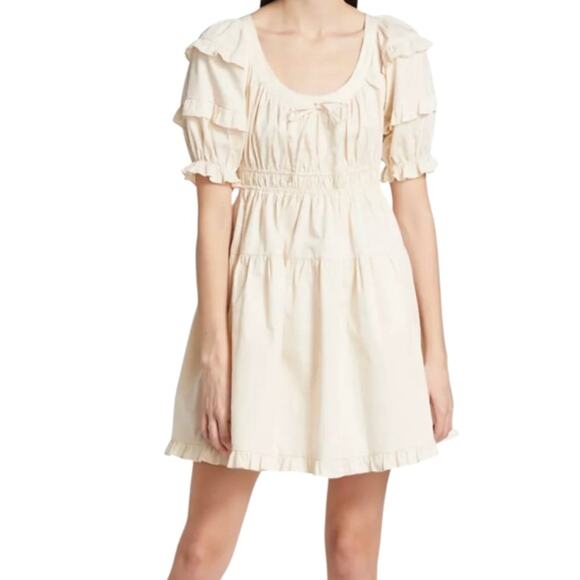 En Saison - NATURAL SVETA MINI DRESS SIZE LARGE NWT - Picture 1 of 10